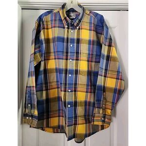 Vtg 90s Express Riders Long Sleeve Button Down Southwestern Cowboy Shirt Sz: L